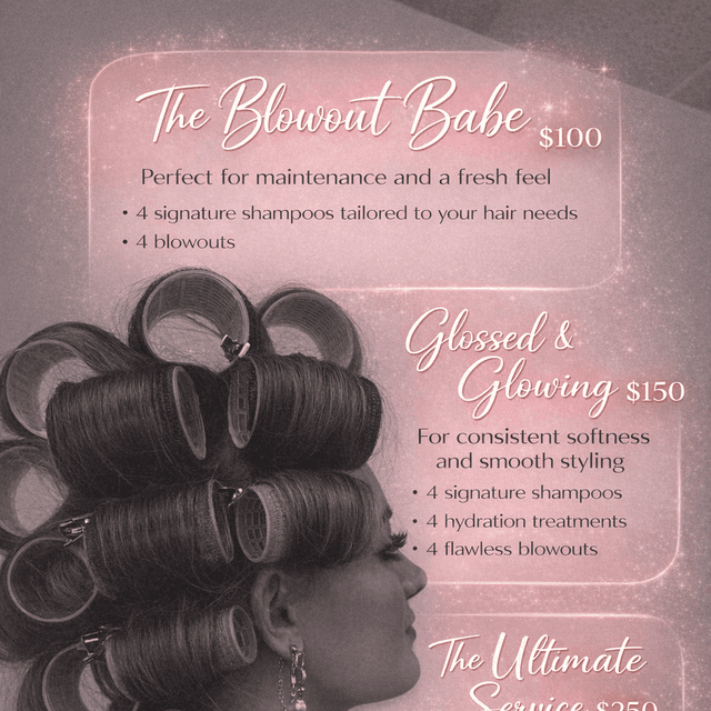 The Blow out babe at Beauty Haven in Pineville, LA